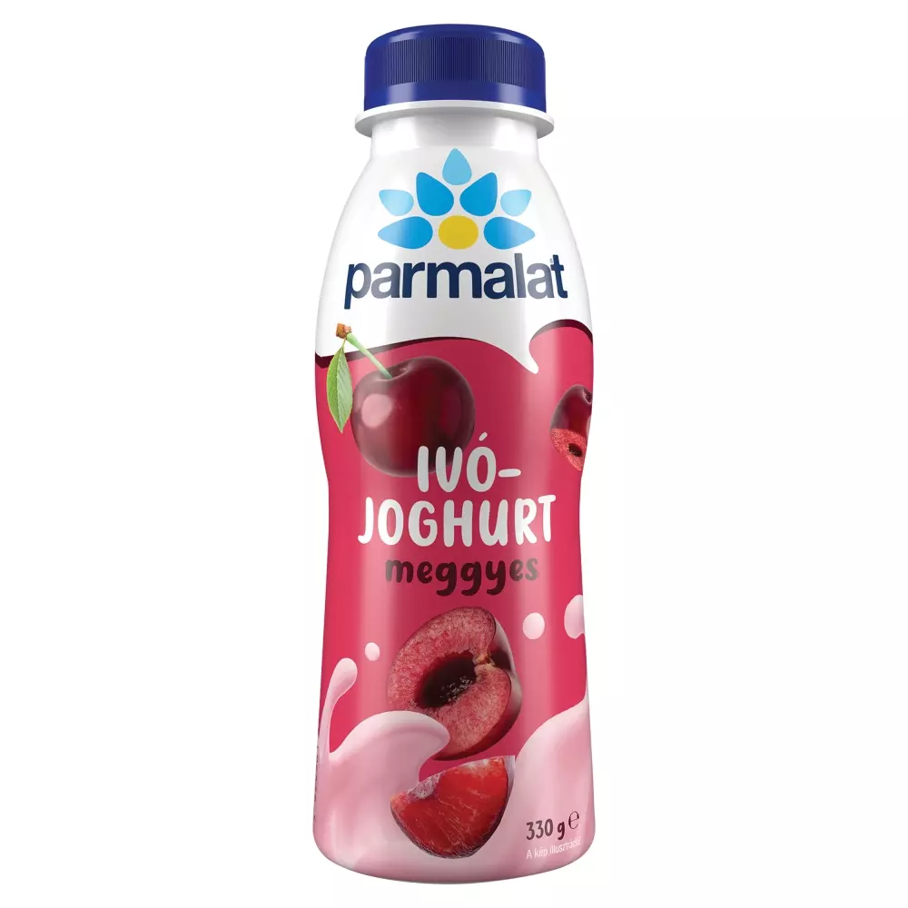 Parmalat zsírszegény meggyes ivójoghurt 330 g