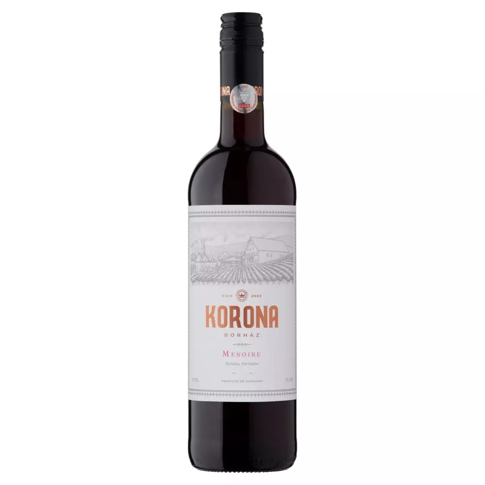 Korona Egri Menoire félédes vörösbor 13% 750 ml