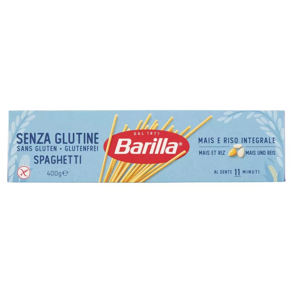 Barilla Spaghetti gluténmentes szálas száraztészta 400 g