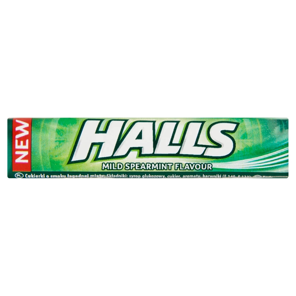 Halls fodormenta ízű töltelten keménycukorka 33,5 g