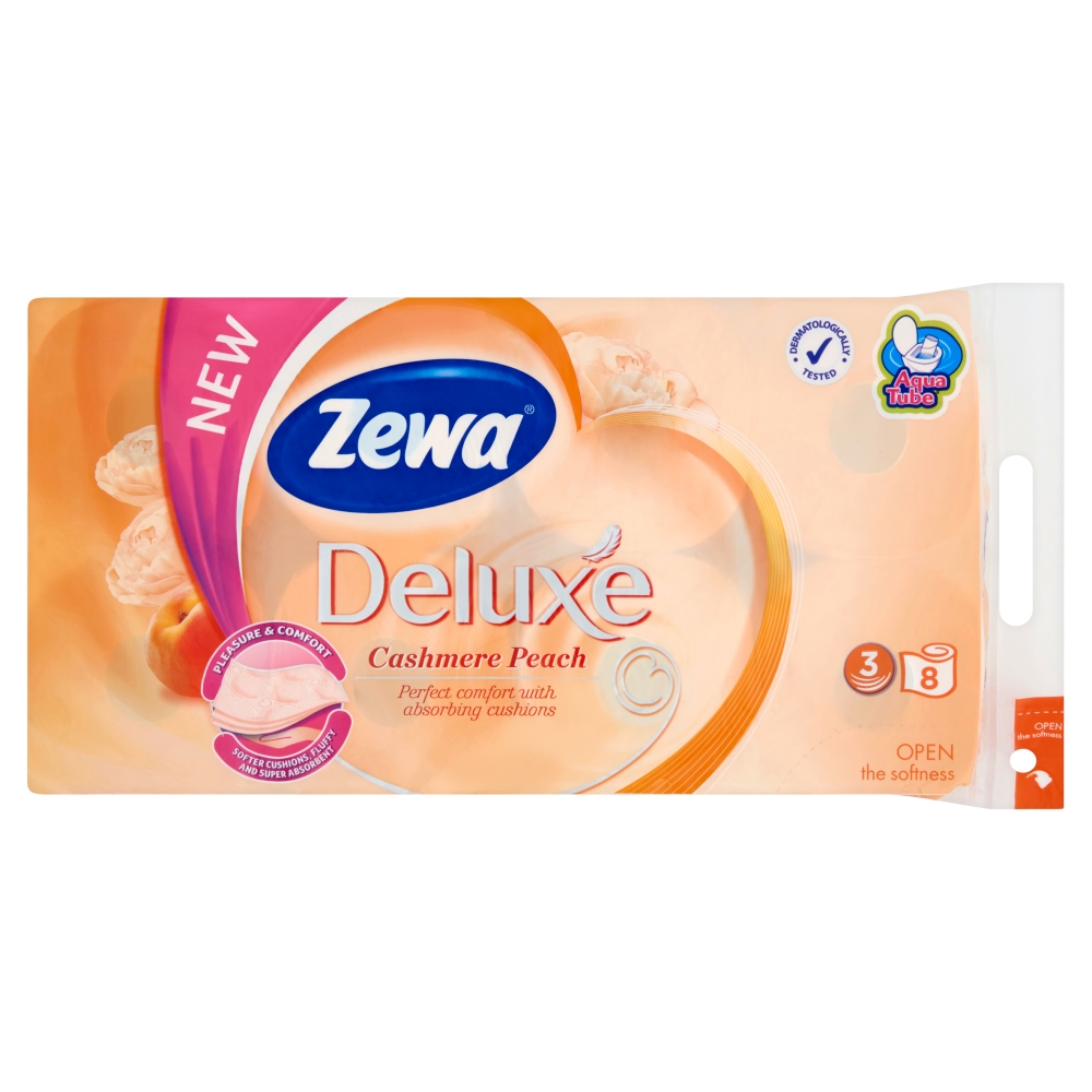 Zewa Deluxe Cashmere Peach 3 rétegű toalettpapír 8 tekercs
